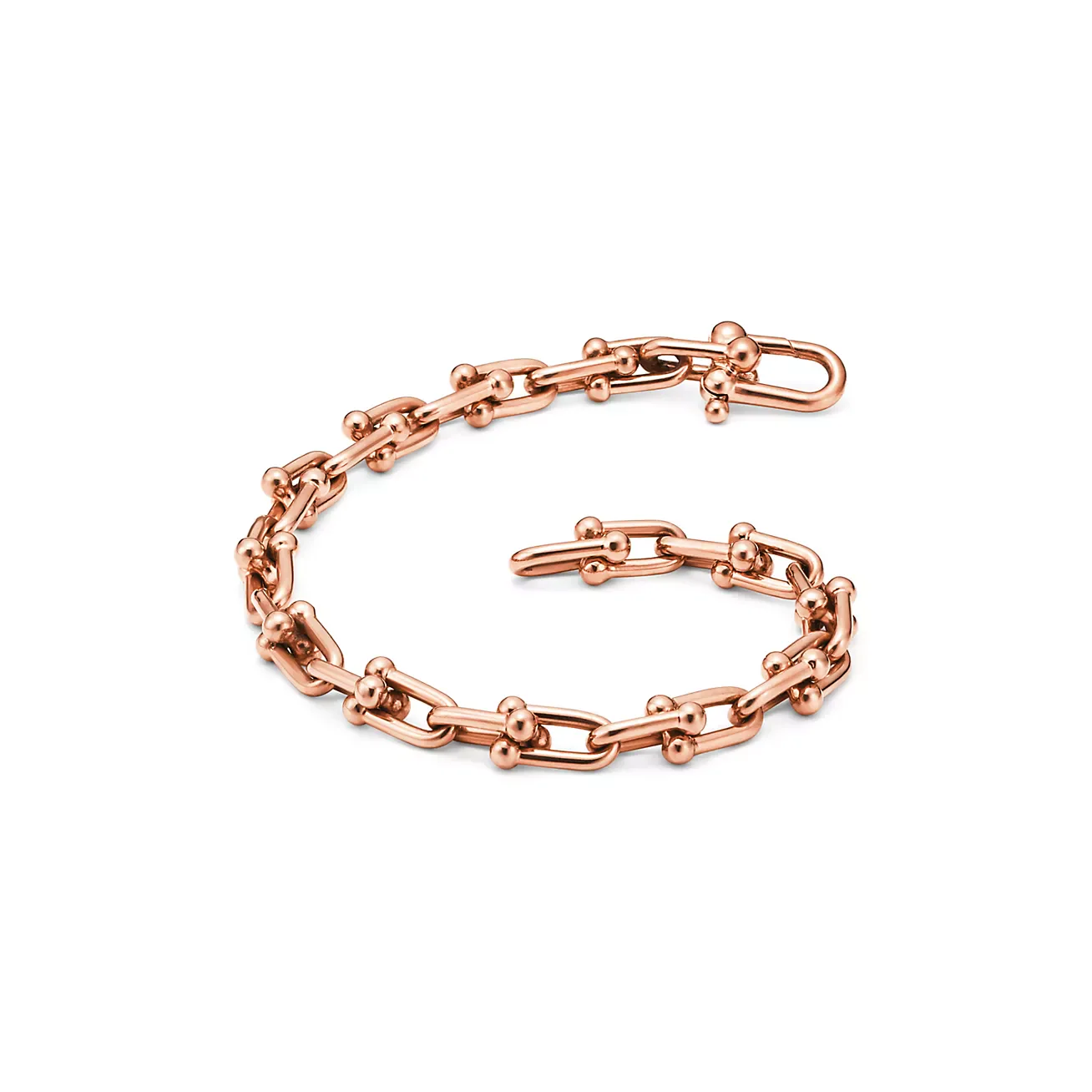 HARDWEAR SMALL LINK 26 MOTIF PINK GOLD BRACELET