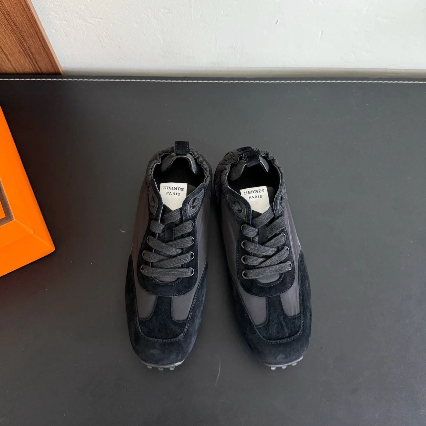 SKATEBOARD SHOES BLACK SUEDE