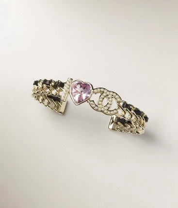 CC HEART PINK BRACELET GOLD DIAMOND