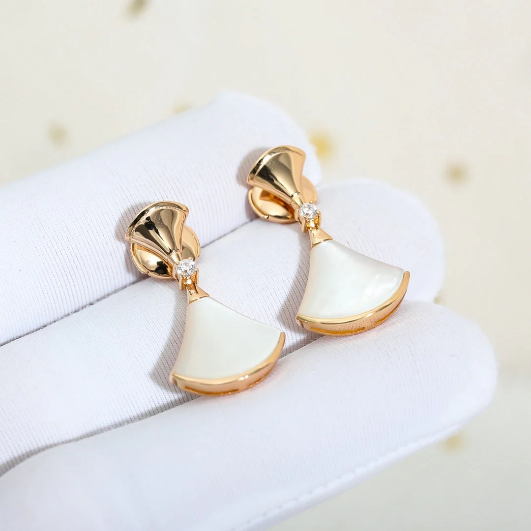 DREAM MOP PINK GOLD EARRINGS
