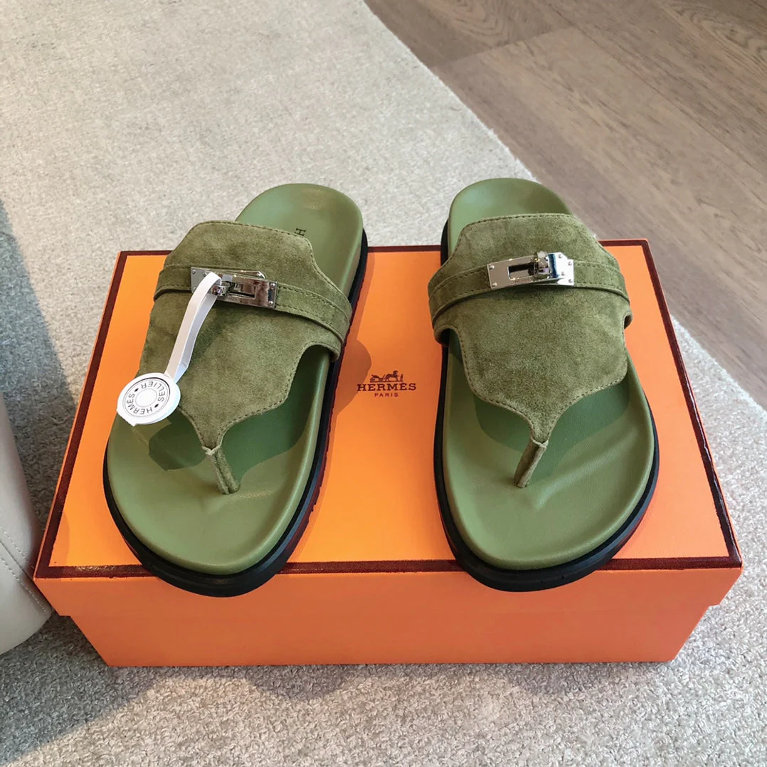 EMPIRE SANDAL LIGHT ARMY SUEDE