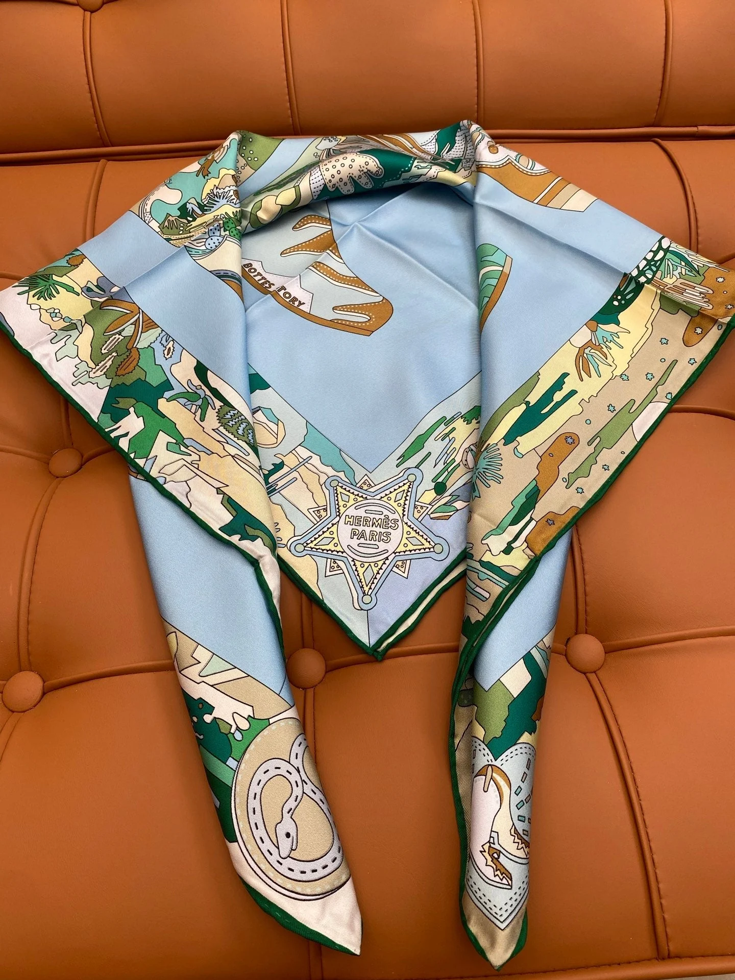 HERMES 25S SCARF 90 IN SILK 718482