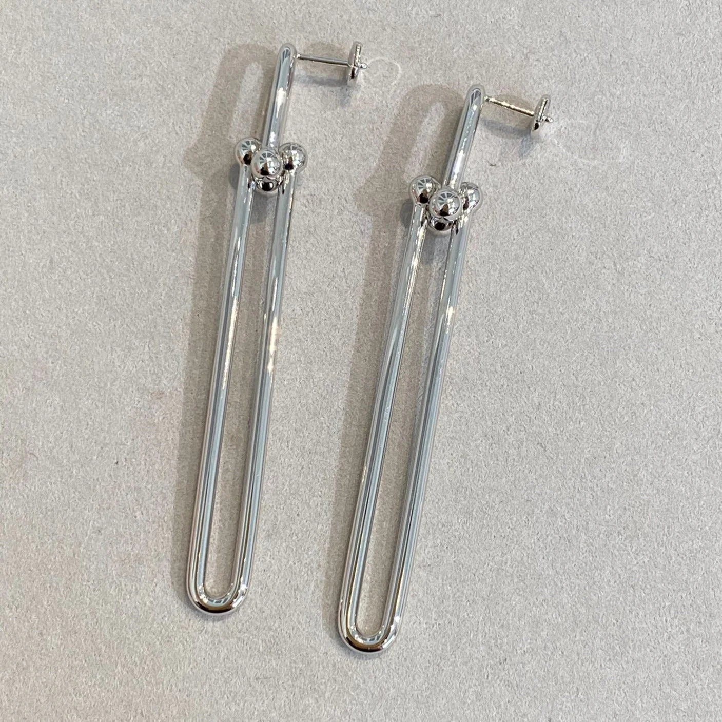 HARDWEAR DOUBLE LONG LINK EARRINGS