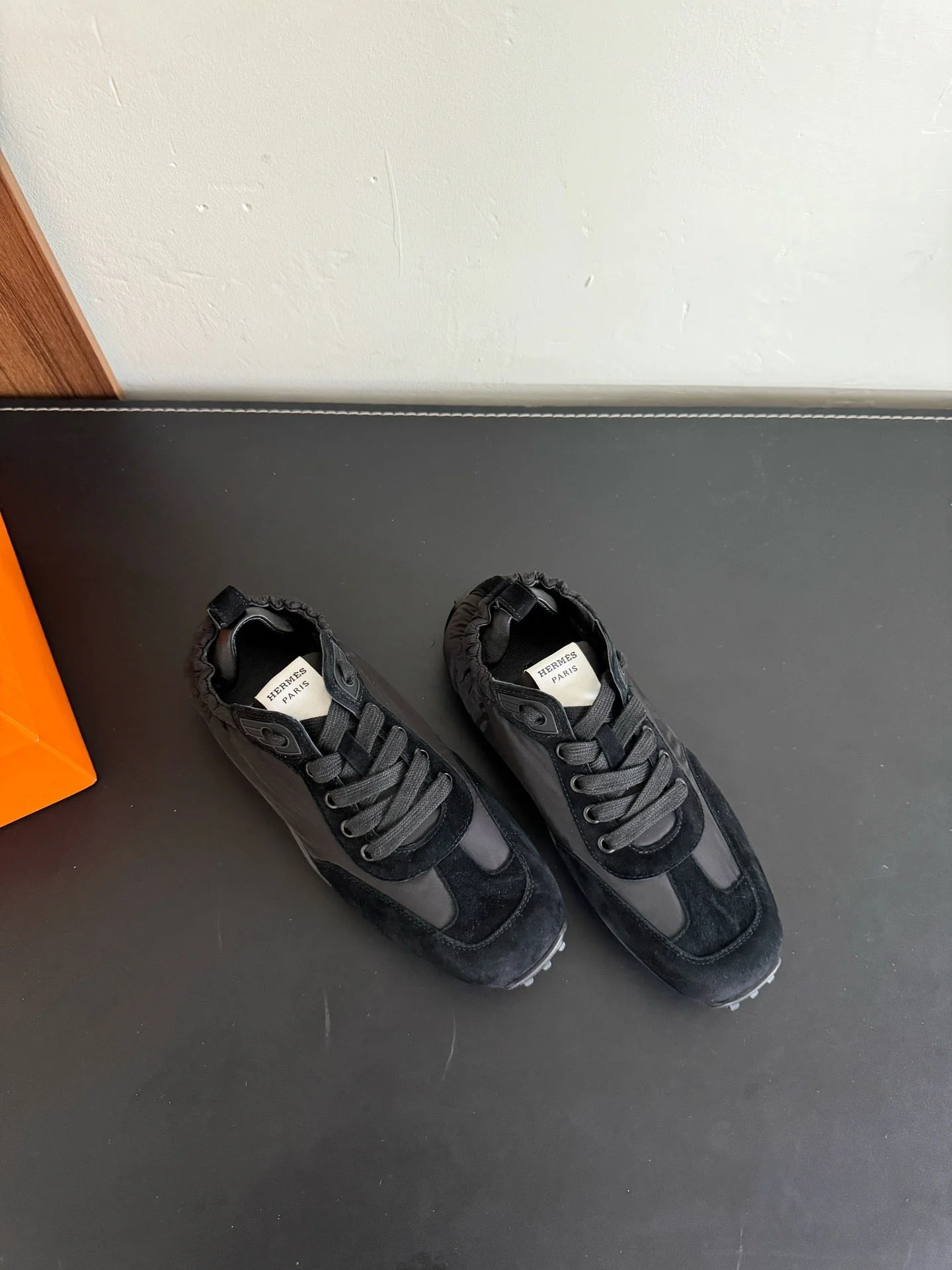 SKATEBOARD SHOES BLACK SUEDE