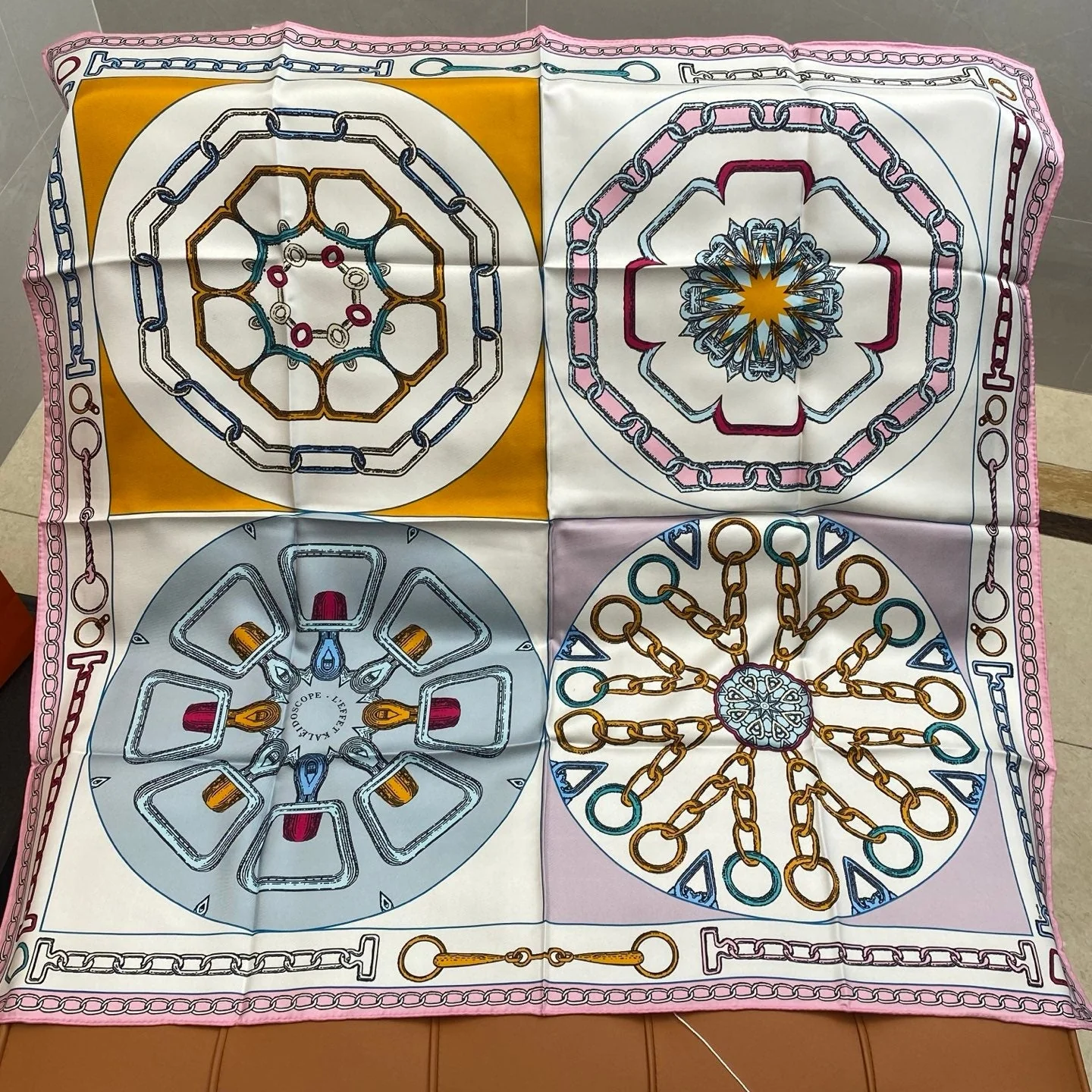 HERMES 25S SCARF 90 IN SILK 703668