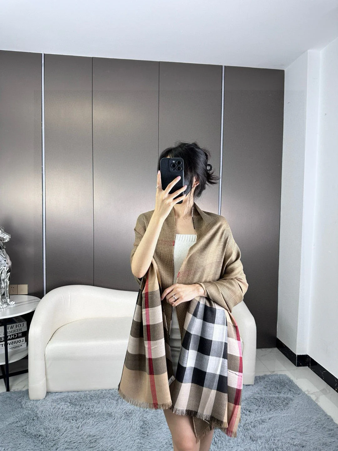 BBR SCARF 200 CM IN CASHMERE 737197
