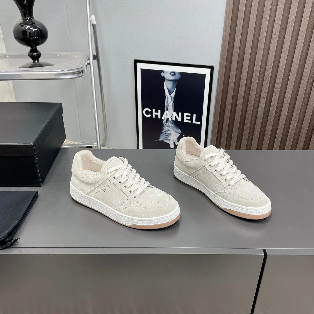 SL/61 SNEAKERS IN PALE GRAY SUEDE