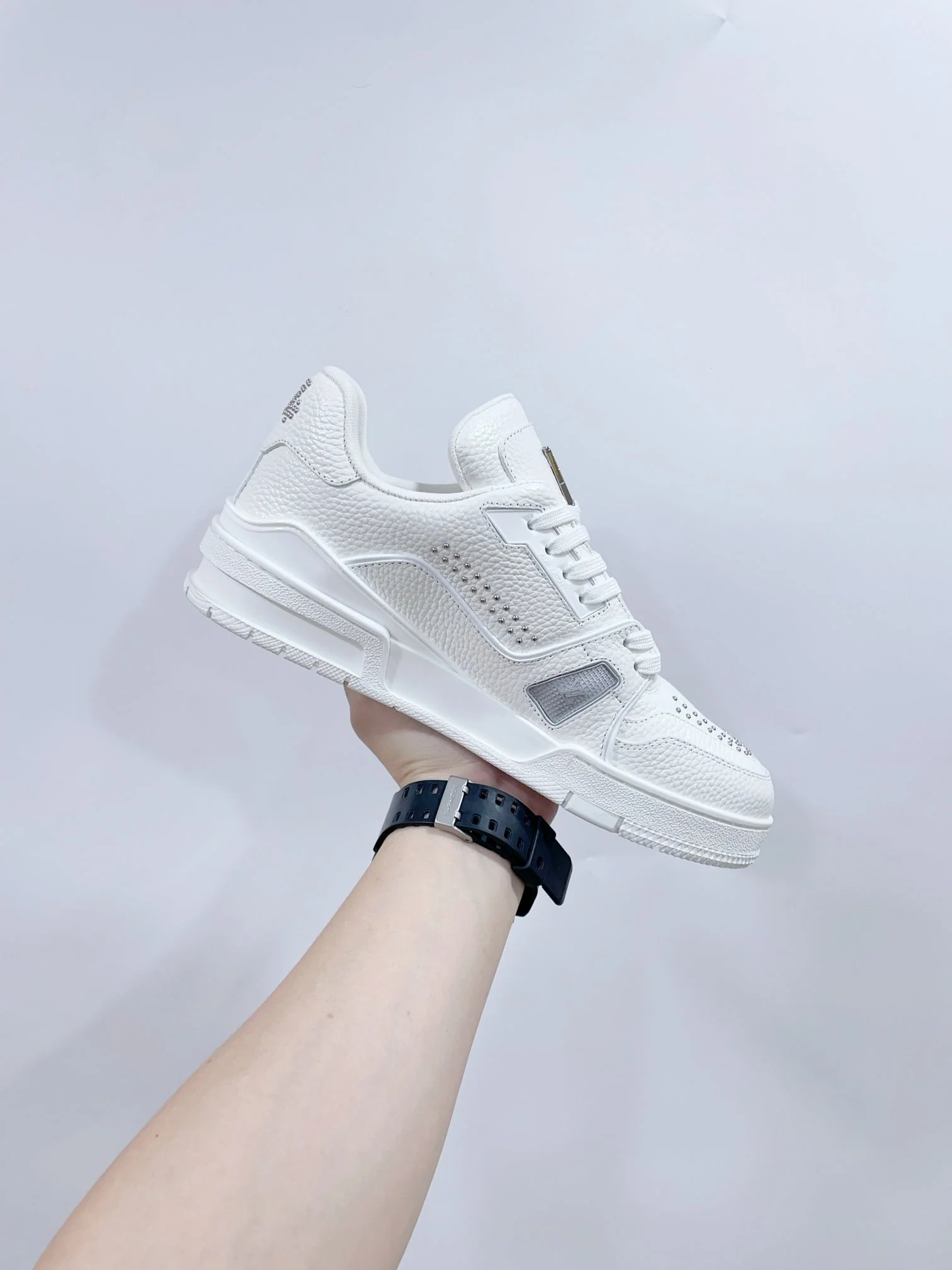 TRAINER SNEAKER IN WHITE CALFSKIN