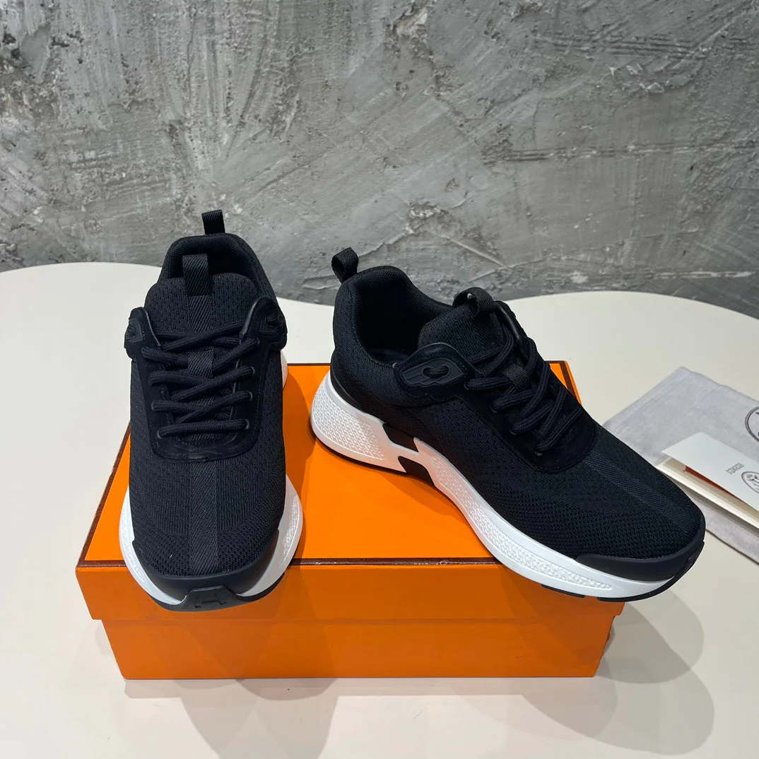HEROS SNEAKERS BLACK GOATSKIN