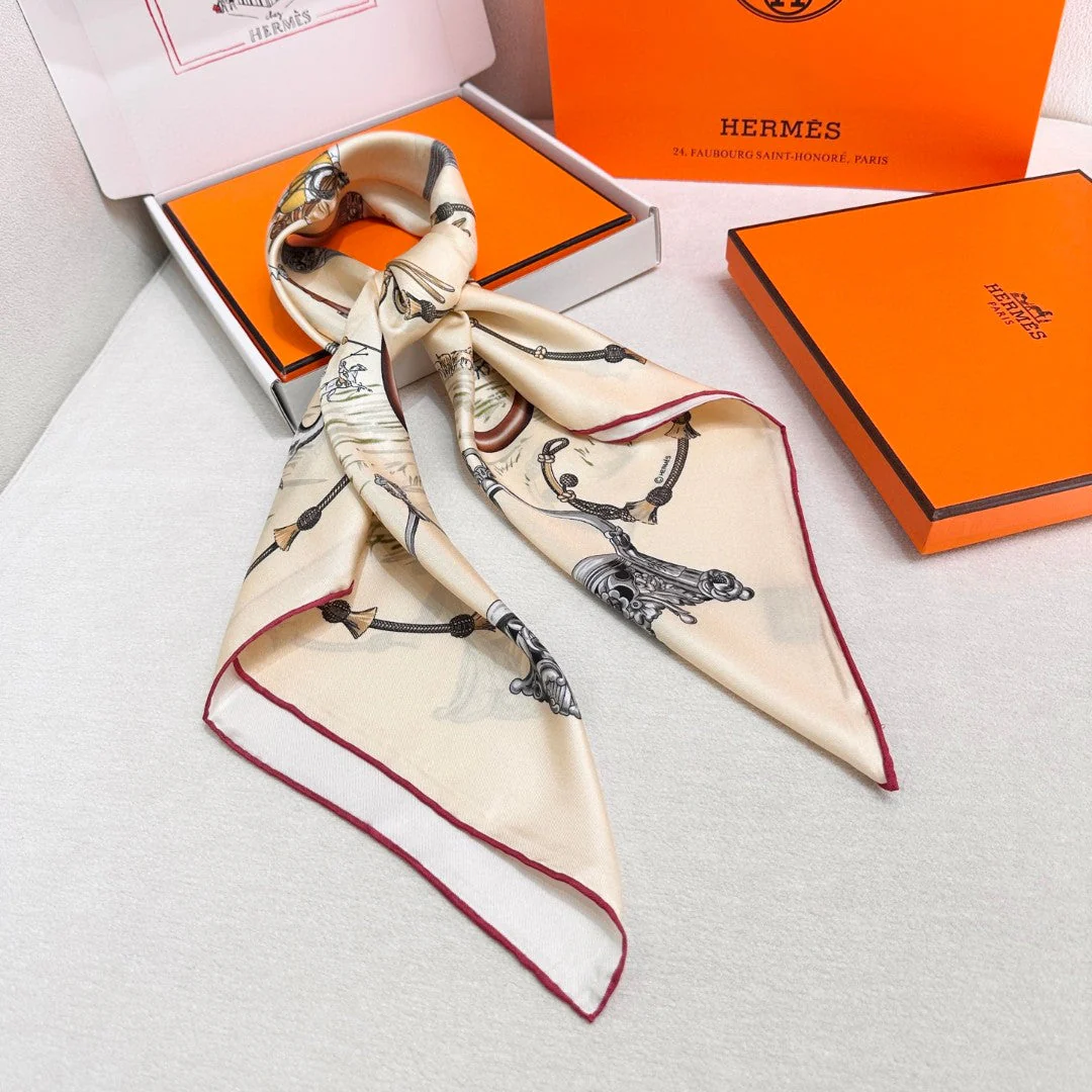 HERMES 25S SCARF 90 IN SILK 720006