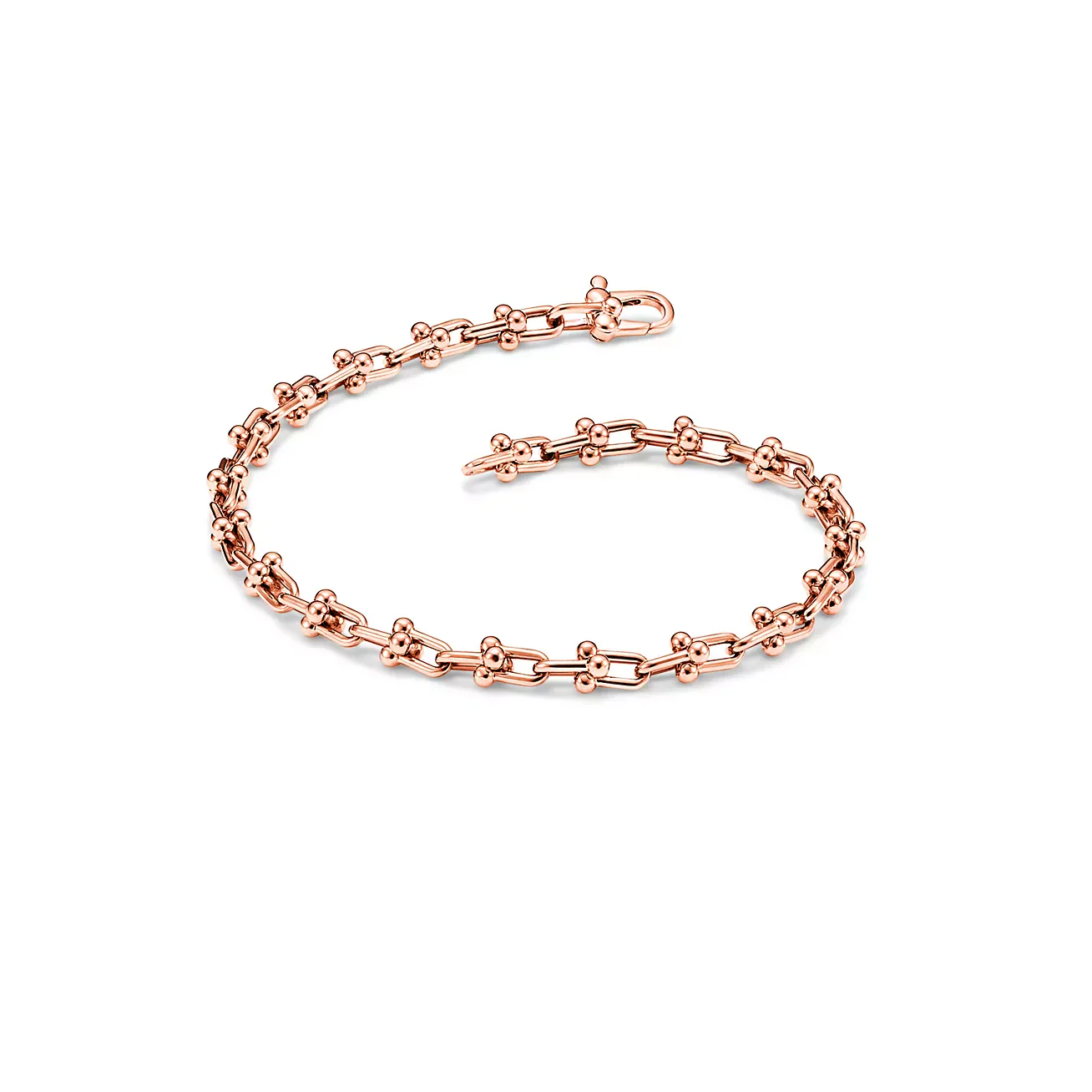 HARDWEAR MICRO LINK 44 MOTIF PINK GOLD BRACELET