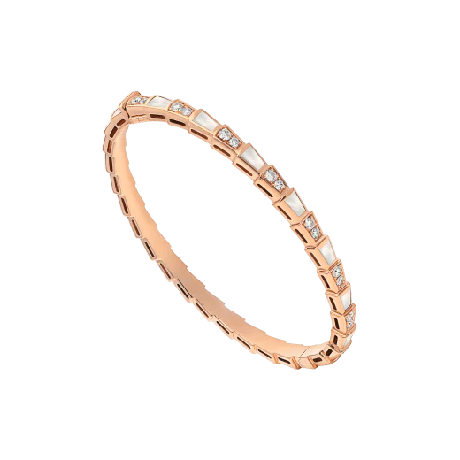 SERPENTI BRACELET PINK GOLD MOP DIAMOND