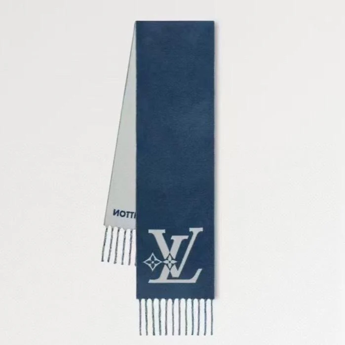 SMASH SCARF 210 CM IN ELECTRIC BLUE WOOL 390964