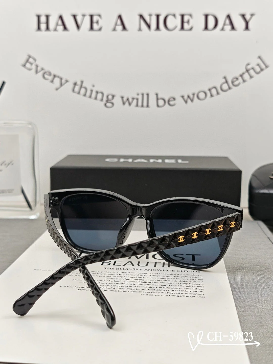 SQUARE SUNGLASSES 59823 IN ACETATE