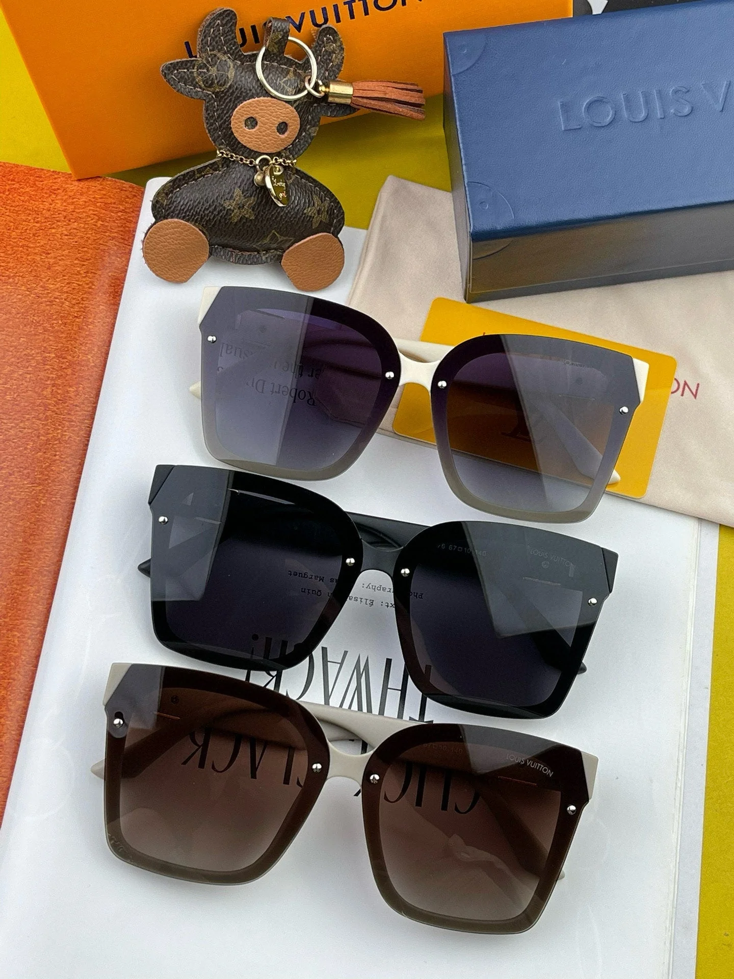 SQUARE SUNGLASSES L1765 IN ACETATE