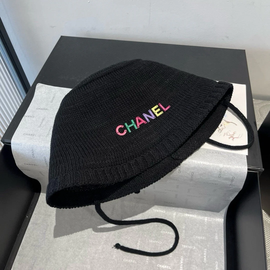 WOVEN BUCKET HAT BLACK 673998
