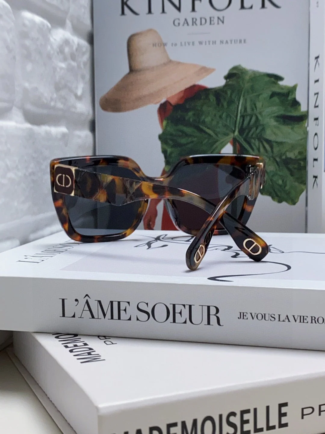 LADY 95.22 S2F SUNGLASS 571585 IN HAVANA ACETATE GREY LENSES