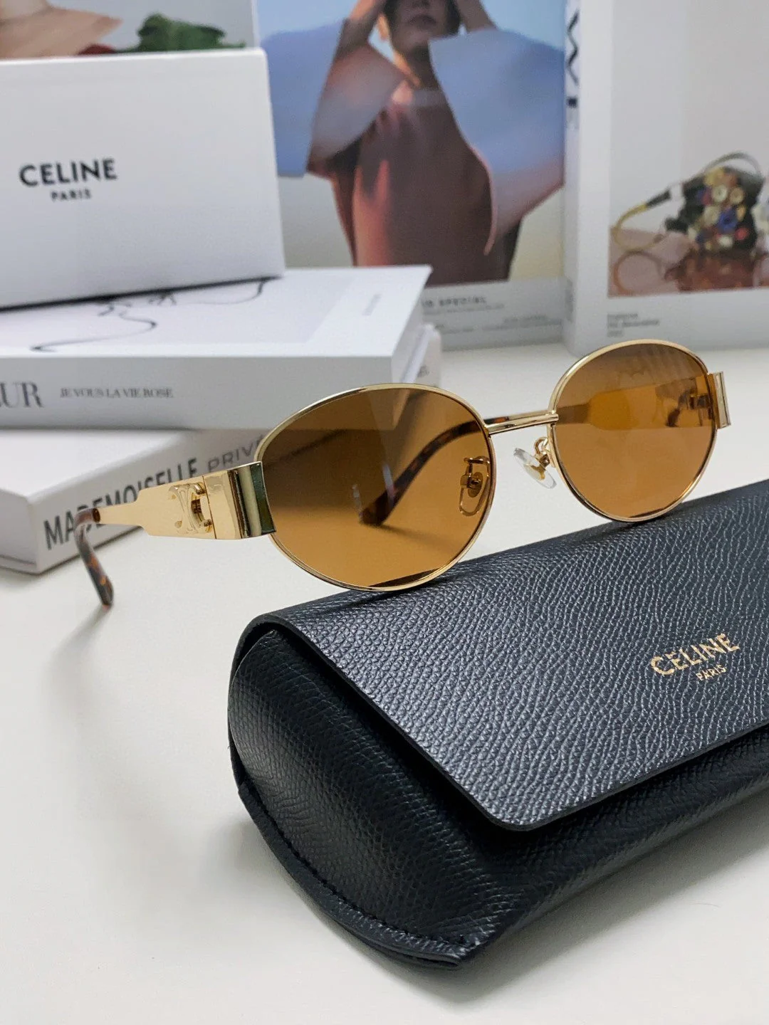 TRIOMPHE SUNGLASSES 548597 IN METAL