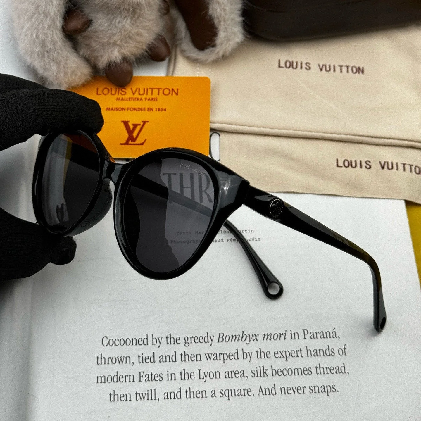 CAT EYE SUNGLASSES L6907 IN ACETATE