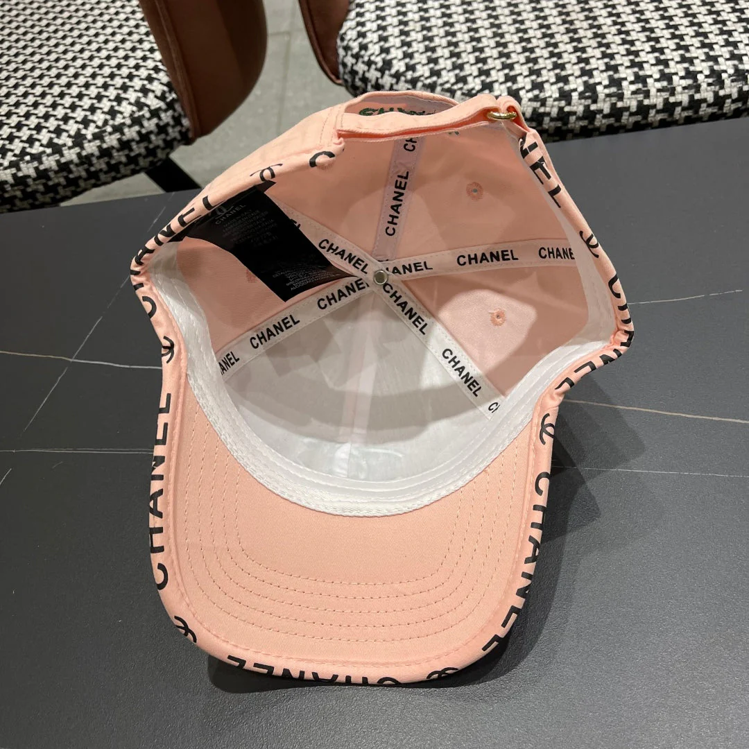 BASEBALL HAT PINK WITH LETTERING TRIM 672536