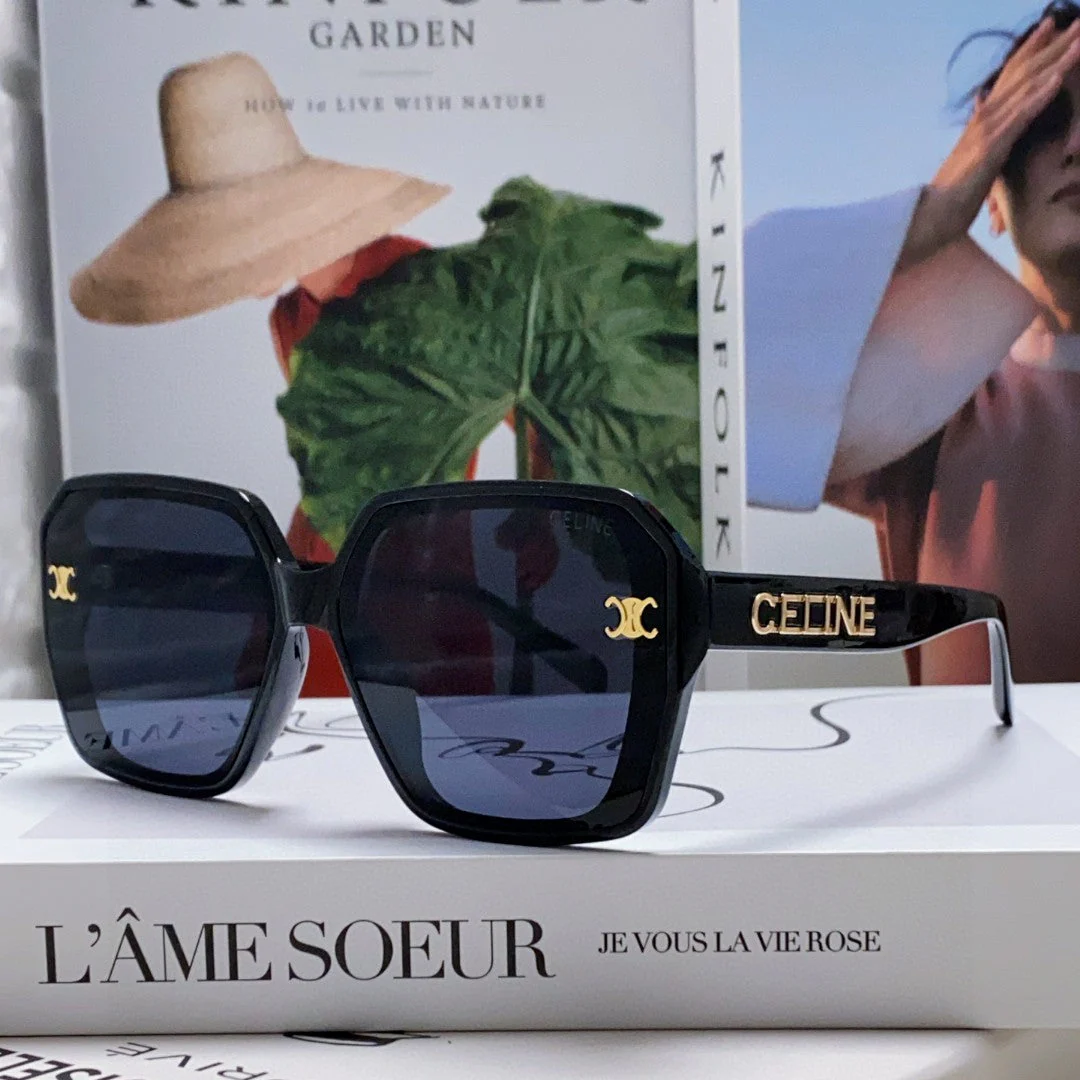 TRIOMPHE SUNGLASSES 548595 IN BLACK ACETATE