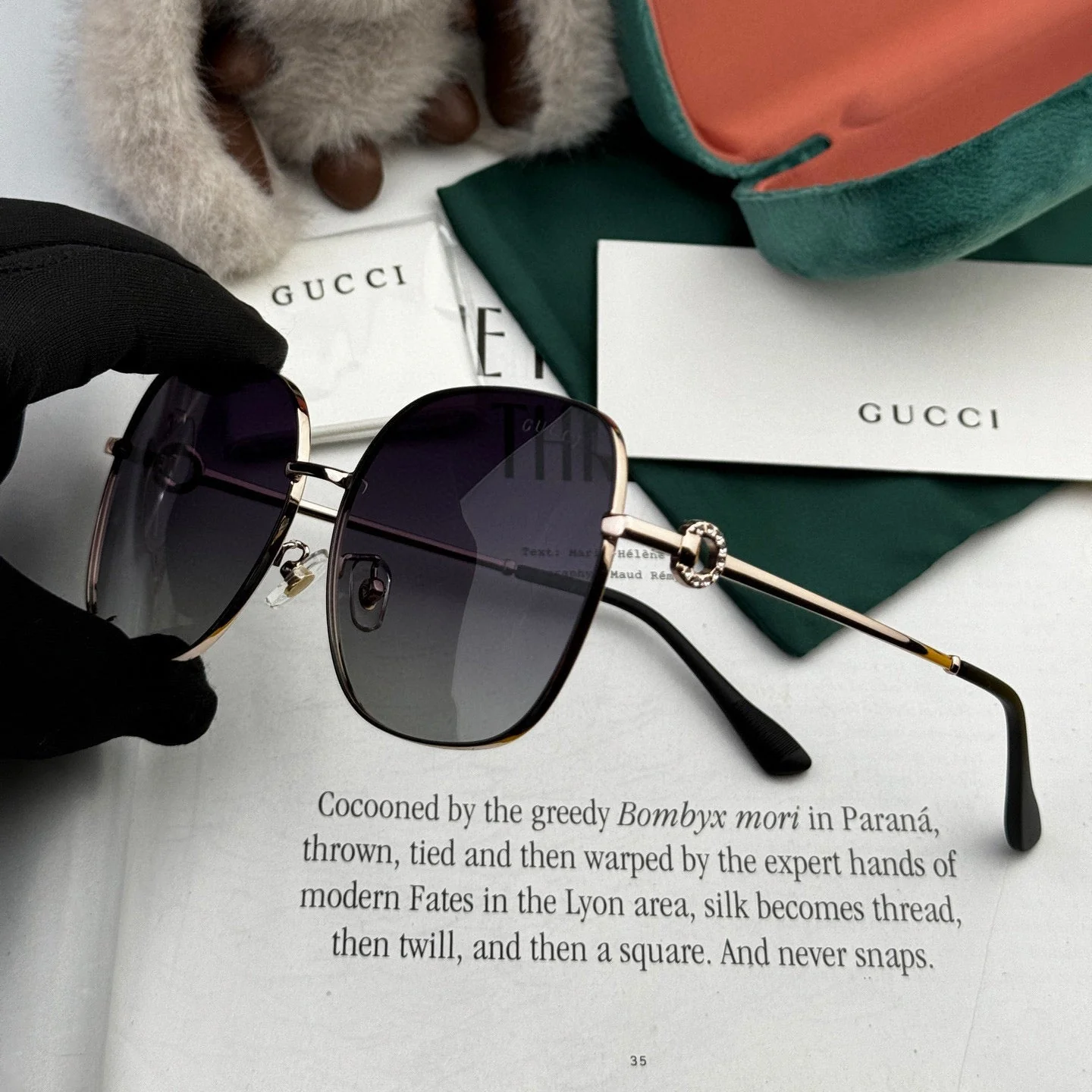 SQUARE FRAME SUNGLASSES G0642 IN METAL