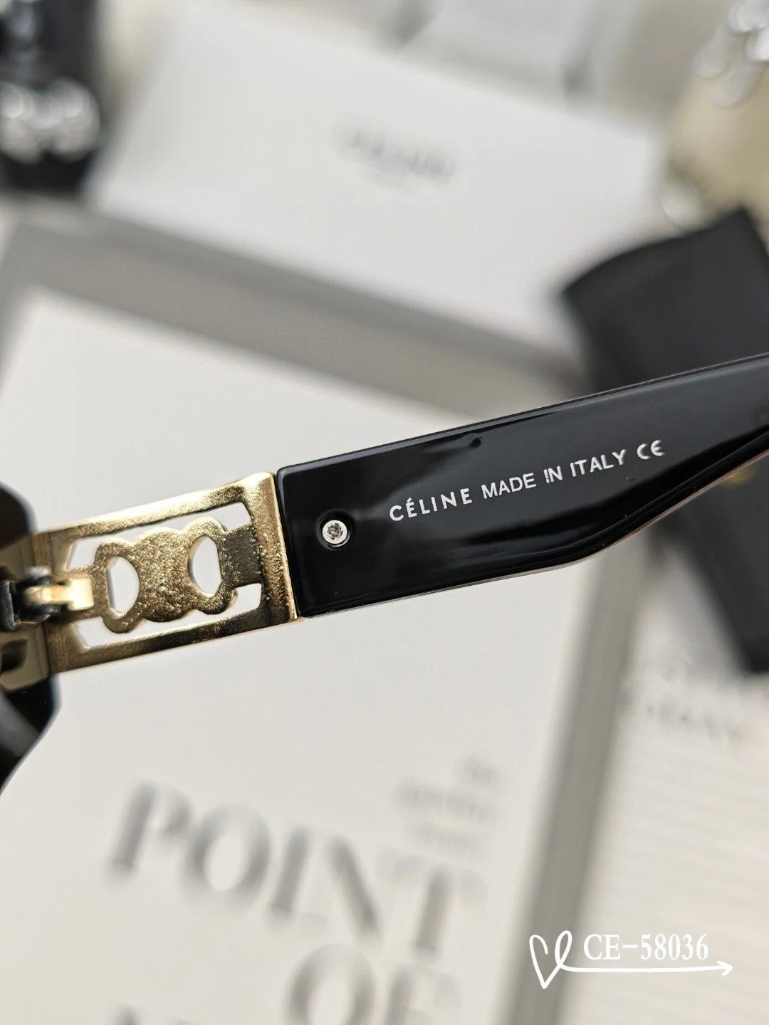 TRIOMPHE SUNGLASSES 58036 IN ACETATE