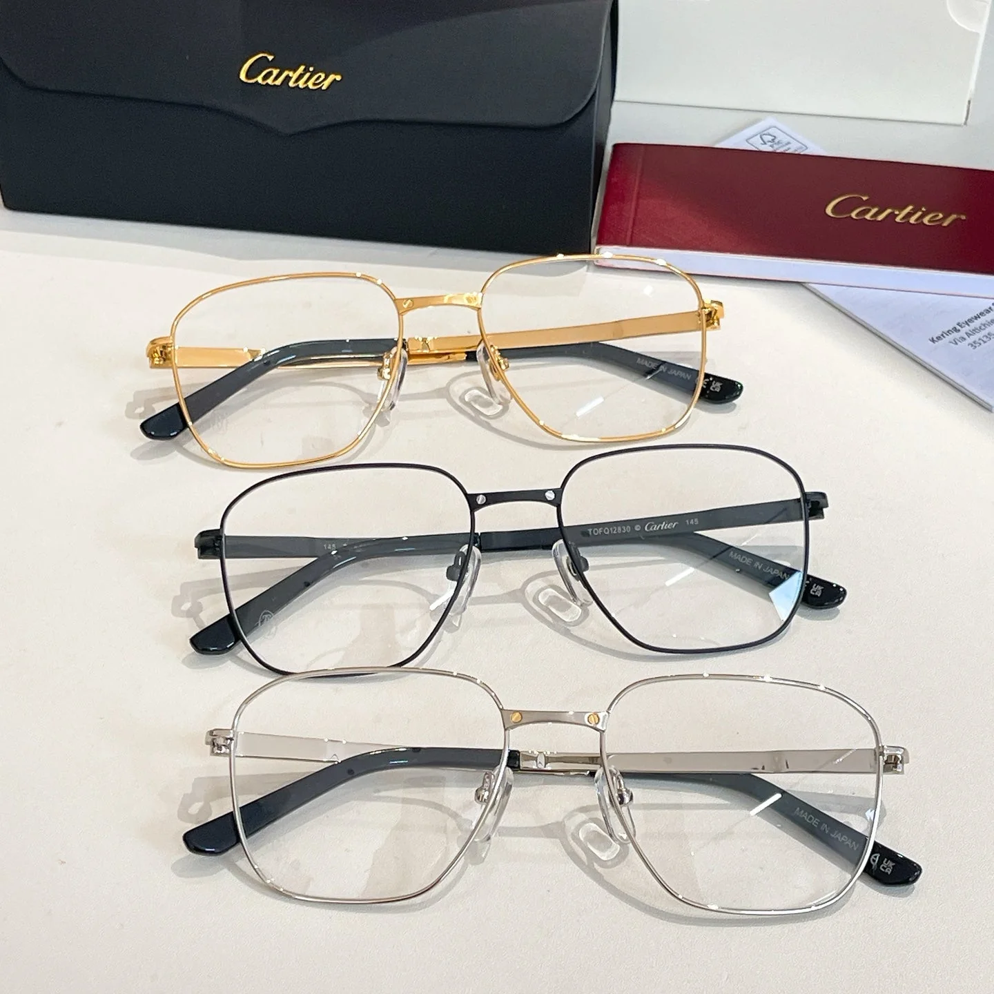 SANTOS SQUARE FRAME SUNGLASSES CT0553O IN METAL
