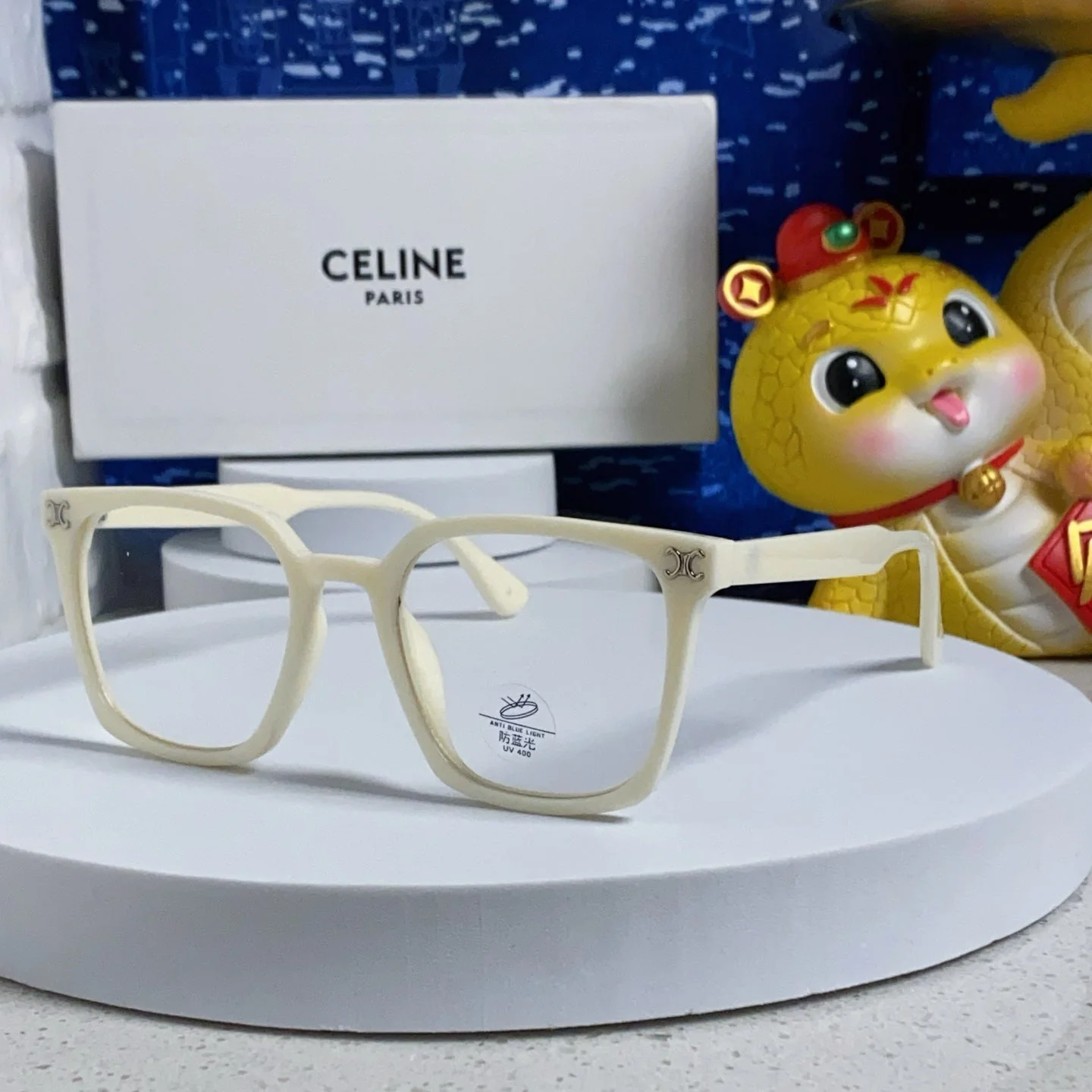 TRIOMPHE SUNGLASSES 563254 IN IVORY ACETATE
