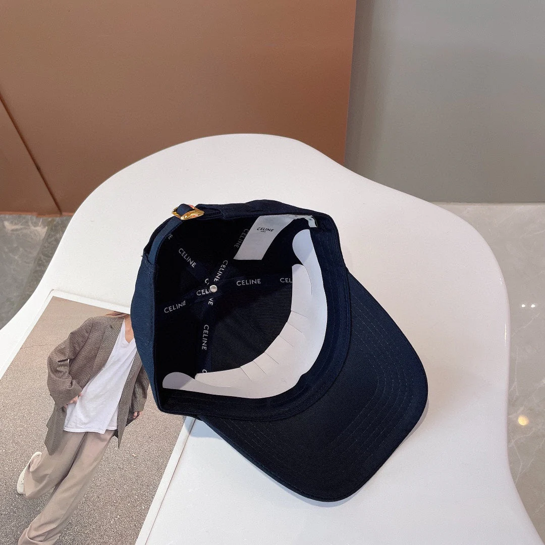 BASEBALL CAP IN BLACK CANVAS