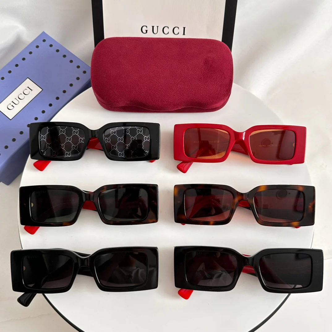 CHUNKY GEOMETRIC FRAME SUNGLASSES GG1860S IN ACETATE