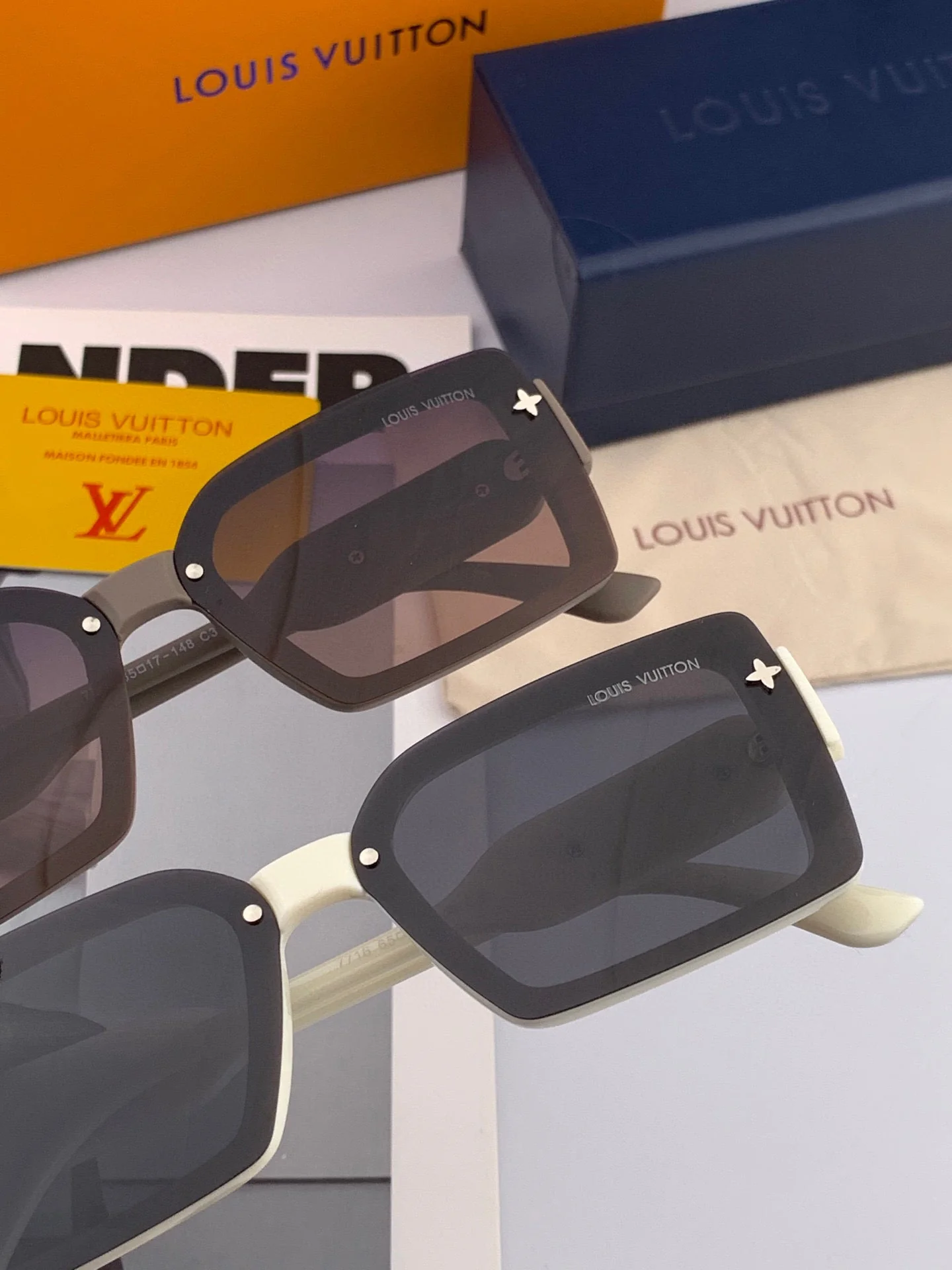 RECTANGLE SUNGLASSES L6771 IN ACETATE