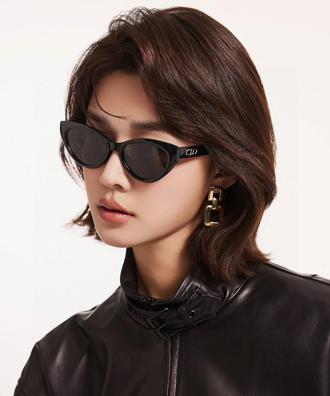 CAT EYE SUNGLASS D4109 IN ACETATE