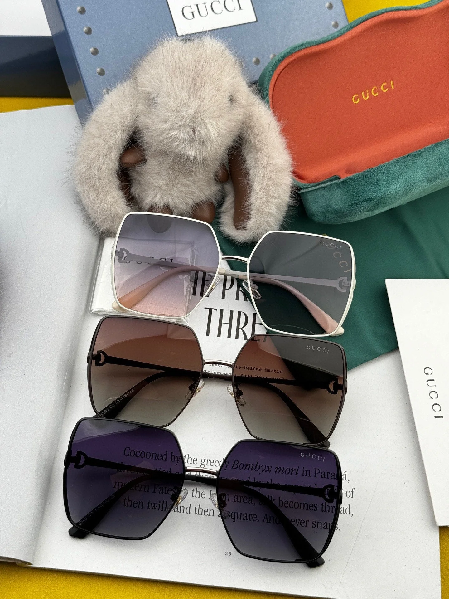 SQUARE FRAME SUNGLASSES G9638 IN METAL