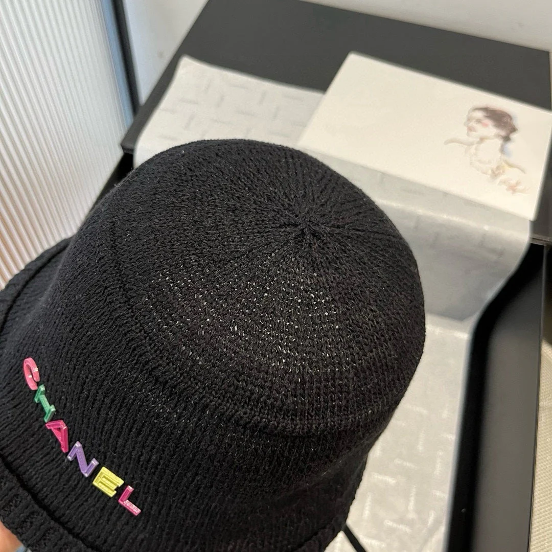 WOVEN BUCKET HAT BLACK 673998