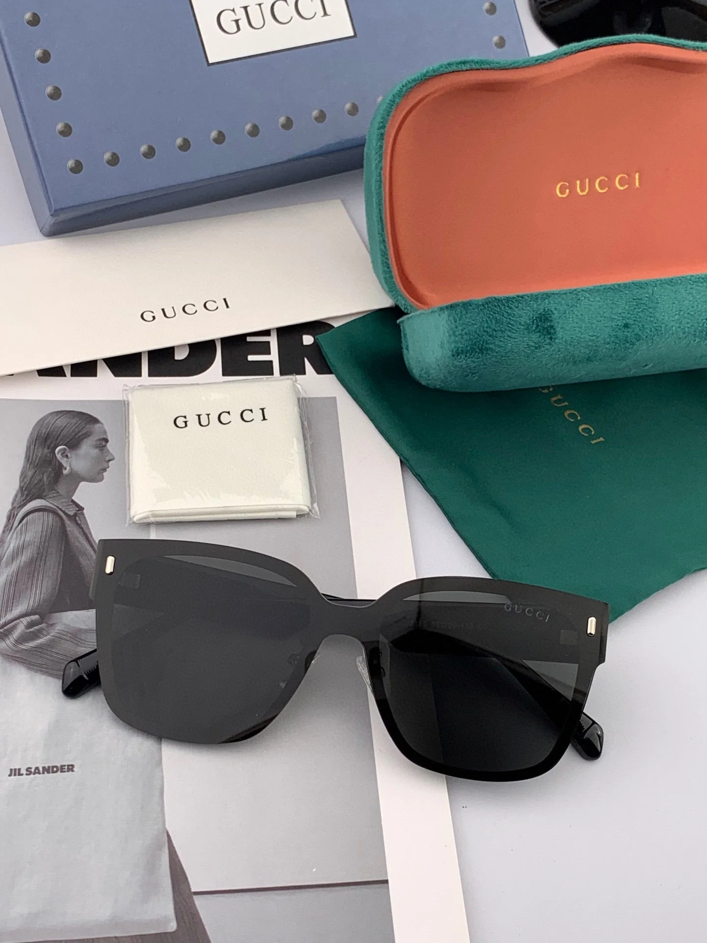 SQUARE FRAME SUNGLASSES G9316 IN ACETATE
