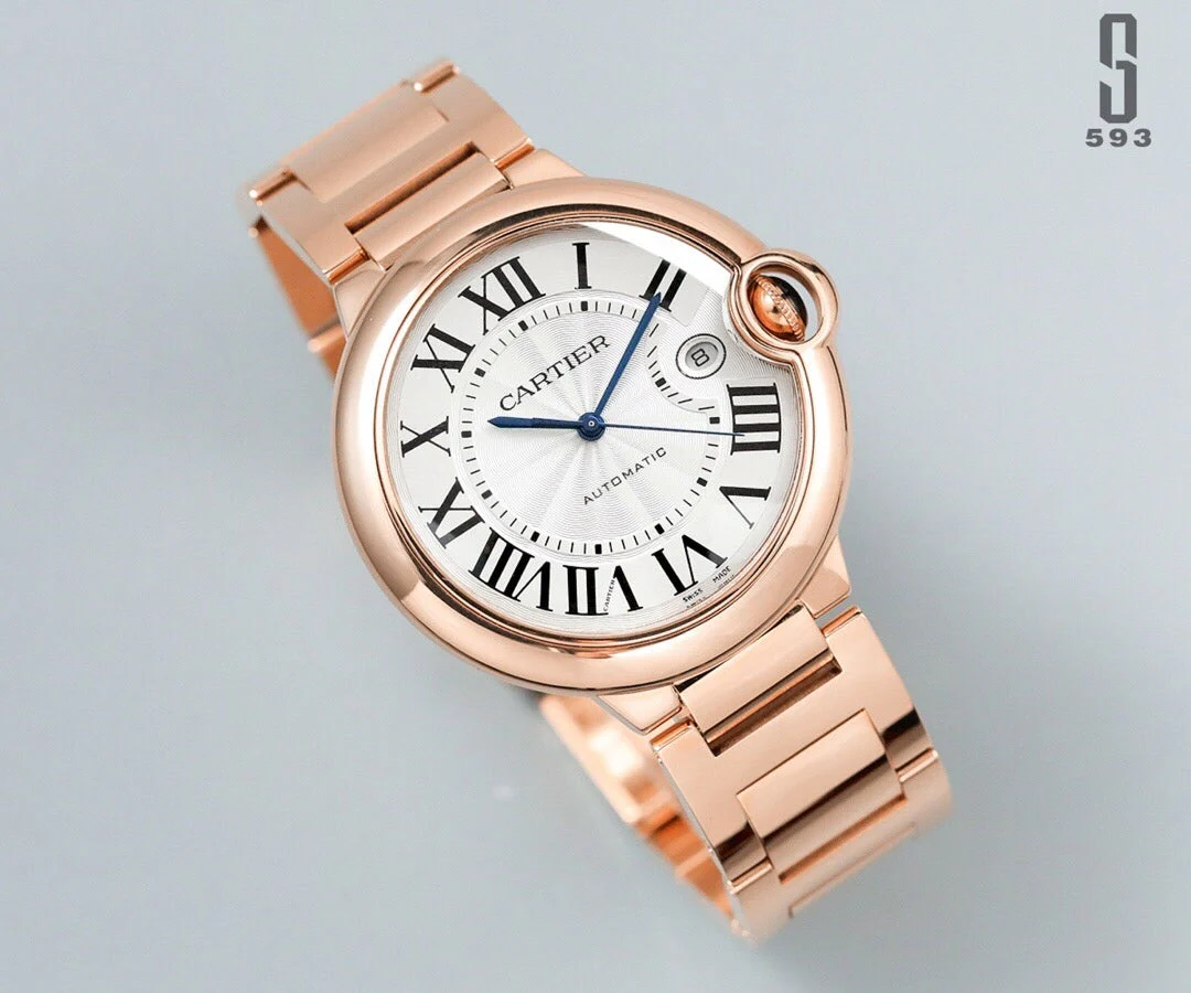 BALLON BLEU DATE ROSE GOLD WHITE DIAL