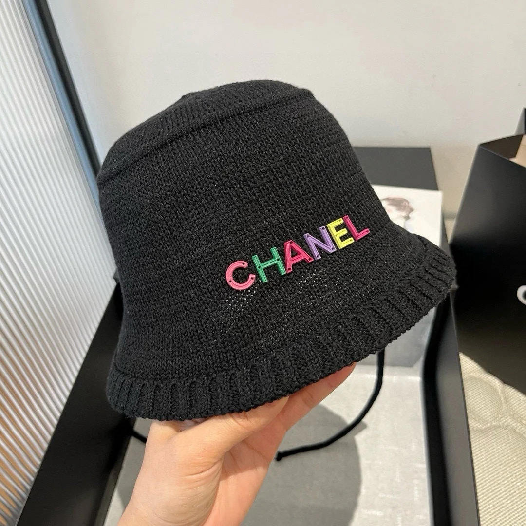 WOVEN BUCKET HAT BLACK 673998