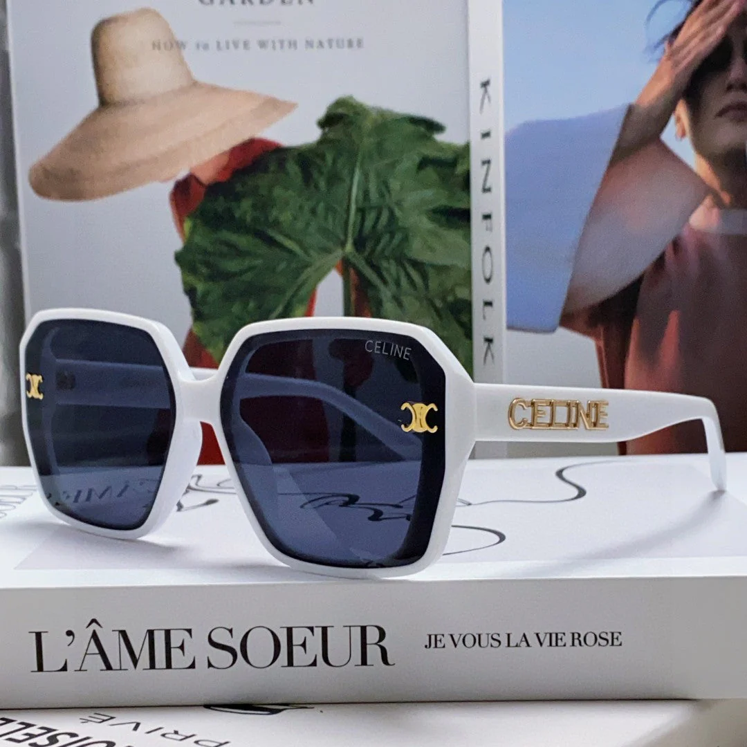 TRIOMPHE SUNGLASSES 548594 IN WHITE ACETATE