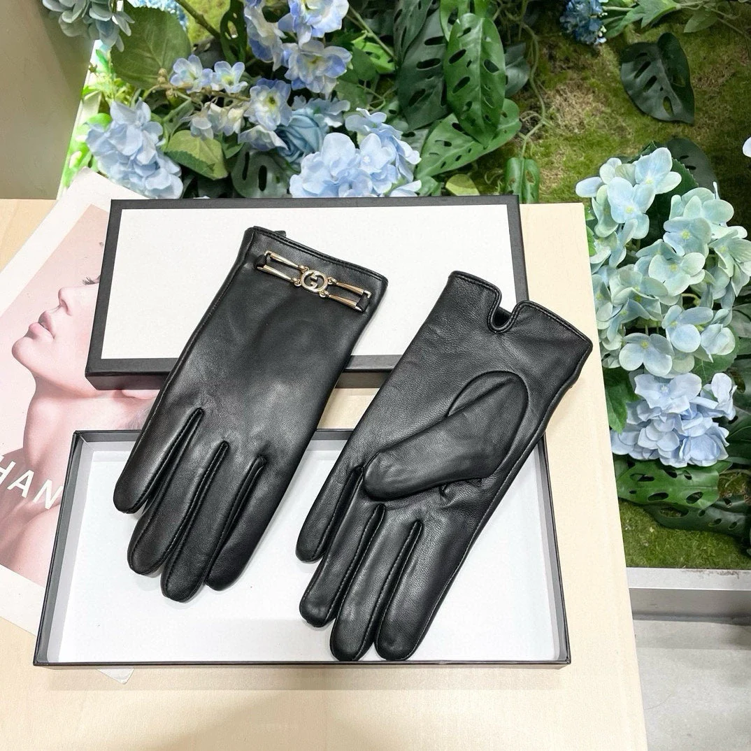 TOUCHSCREEN GLOVES IN BLACK LAMBSKIN 464986