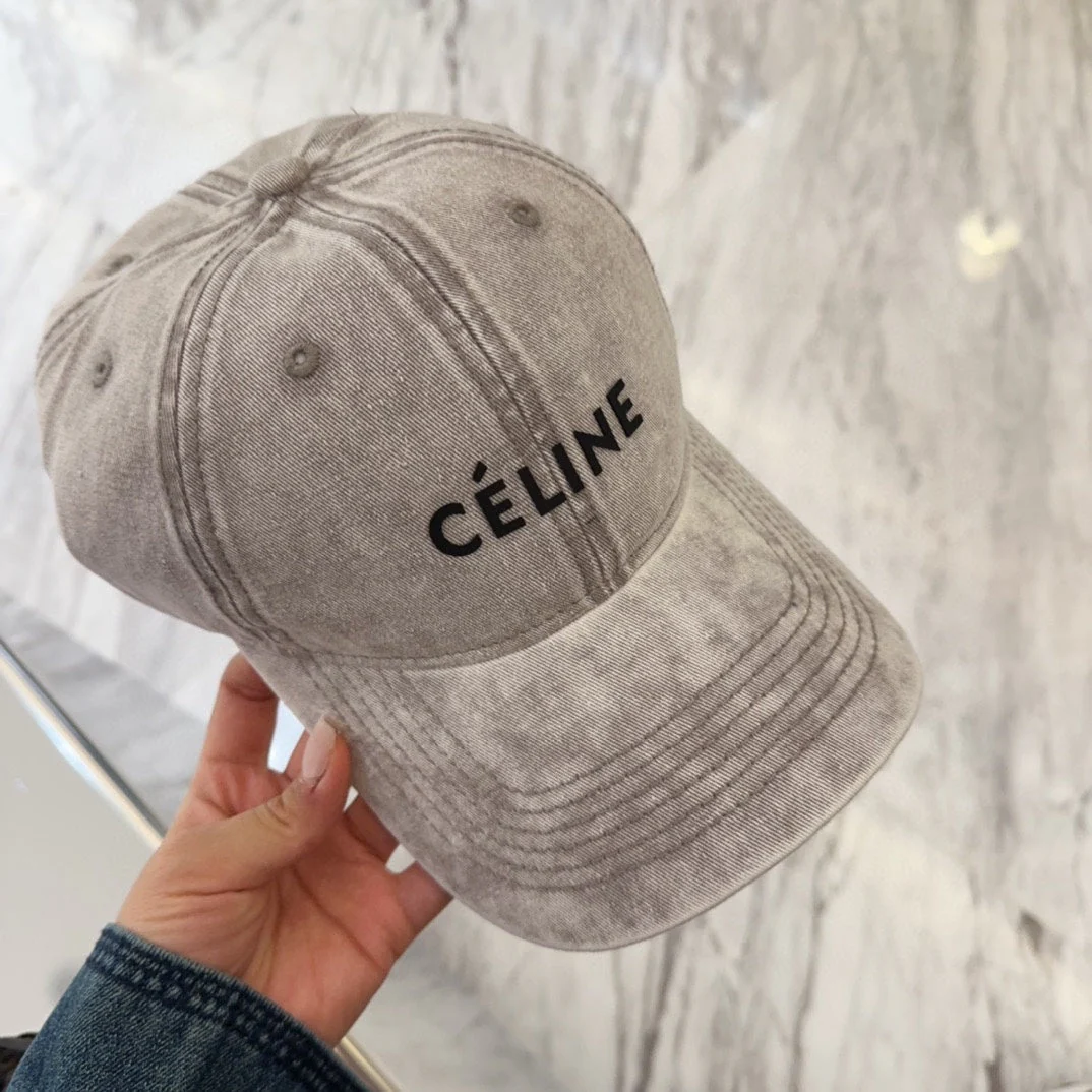 BASEBALL CAP MODEL 650043 IN WASHED GREY DENIM