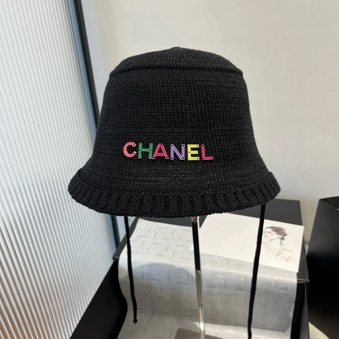 WOVEN BUCKET HAT BLACK 673998
