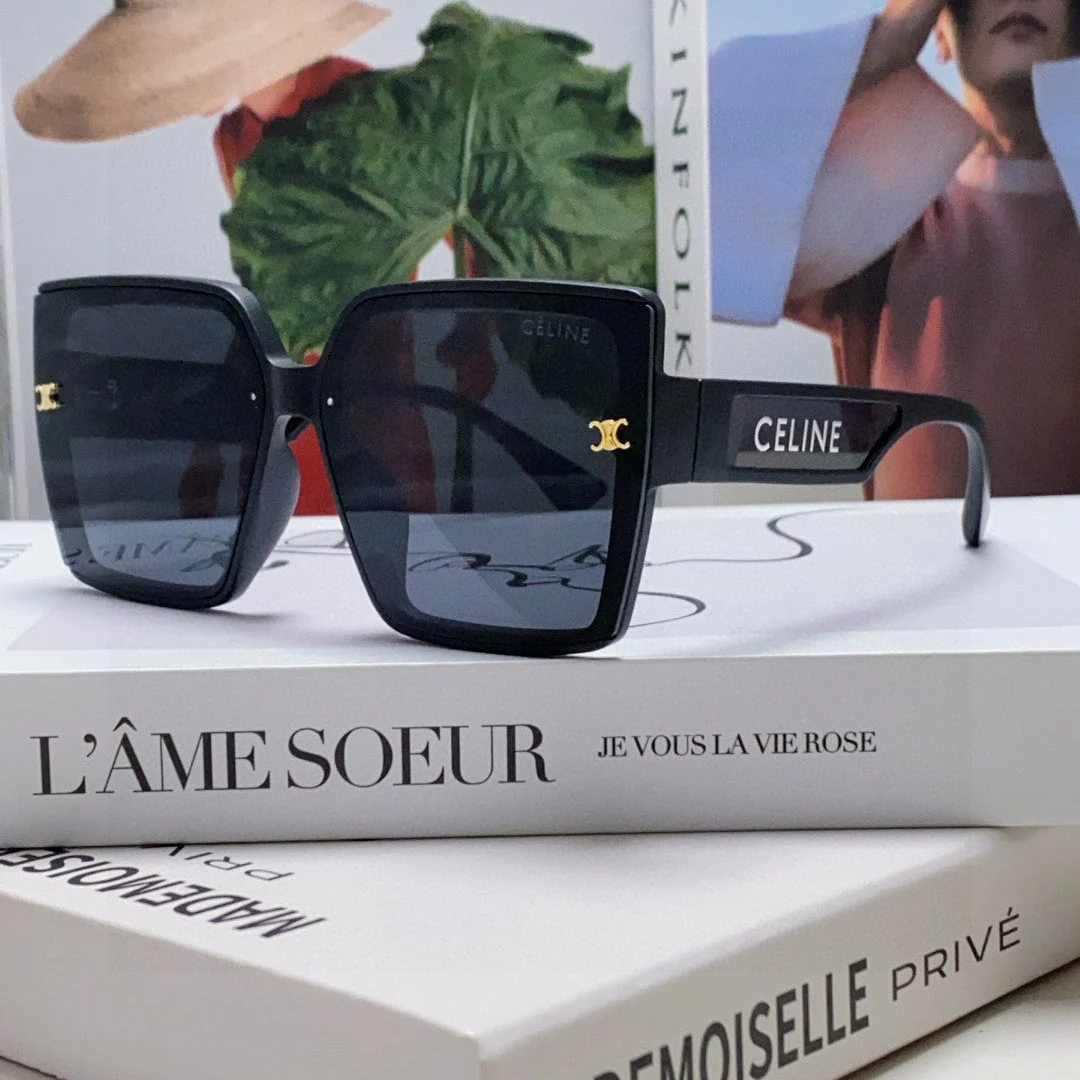 TRIOMPHE SUNGLASSES 573256 IN BLACK ACETATE