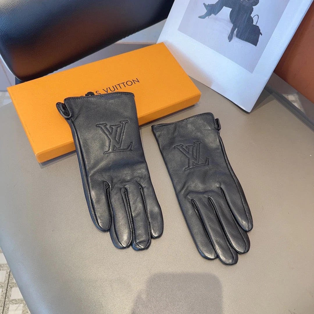 GLOVES IN BLACK LAMBSKIN 432714