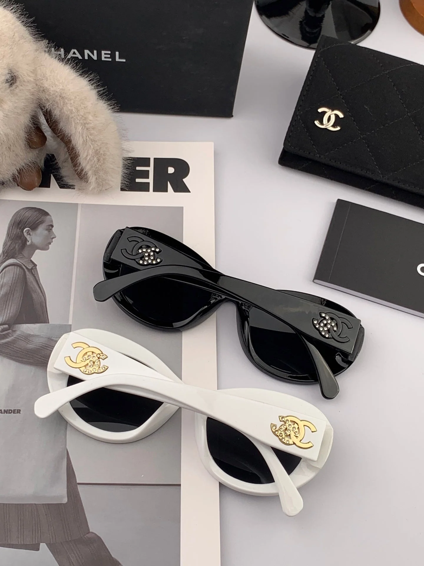 CAT EYE SUNGLASSES CH0602 IN ACETATE