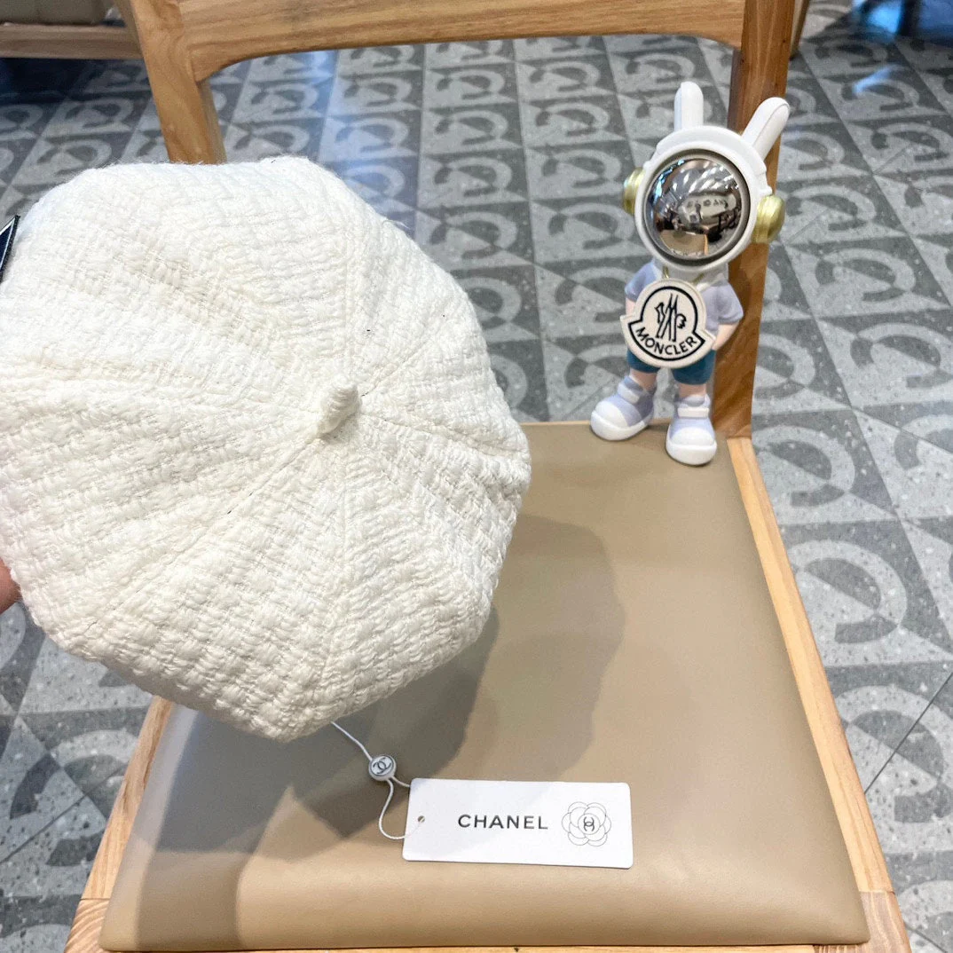 BERET HAT WHITE 431753