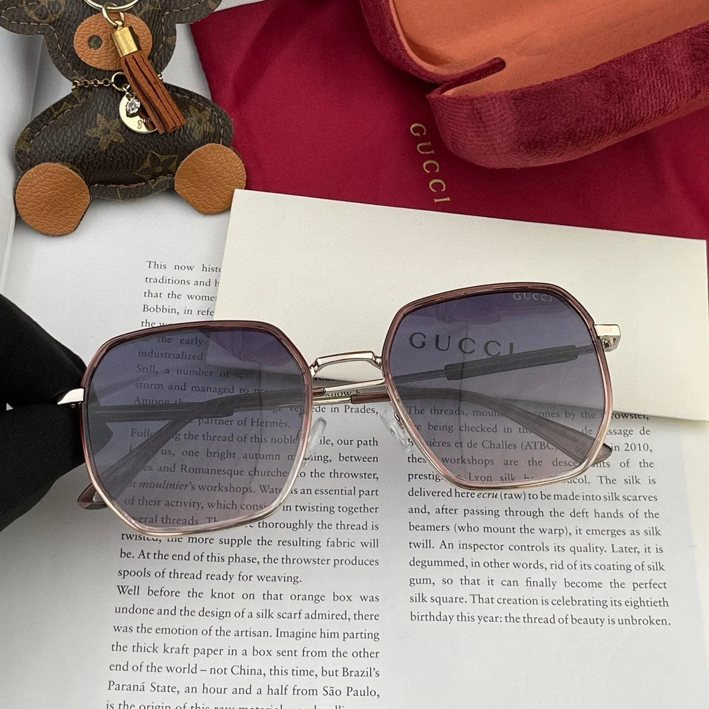 SQUARE FRAME SUNGLASSES G364 IN METAL