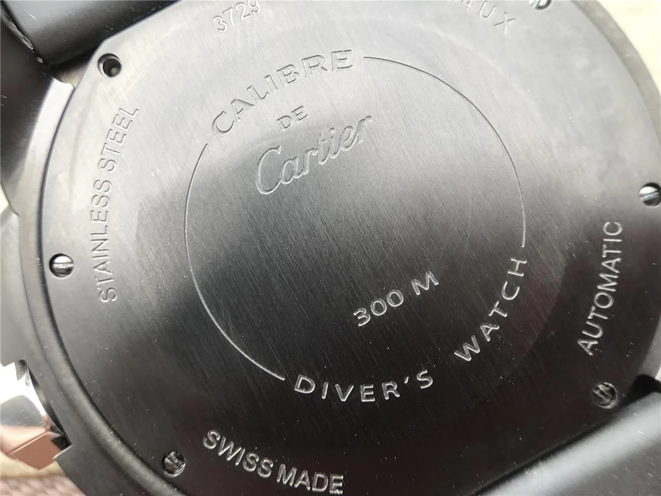 CALIBRE DIVER 42 AUTOMATIC BLACK CASE STEEL BEZEL