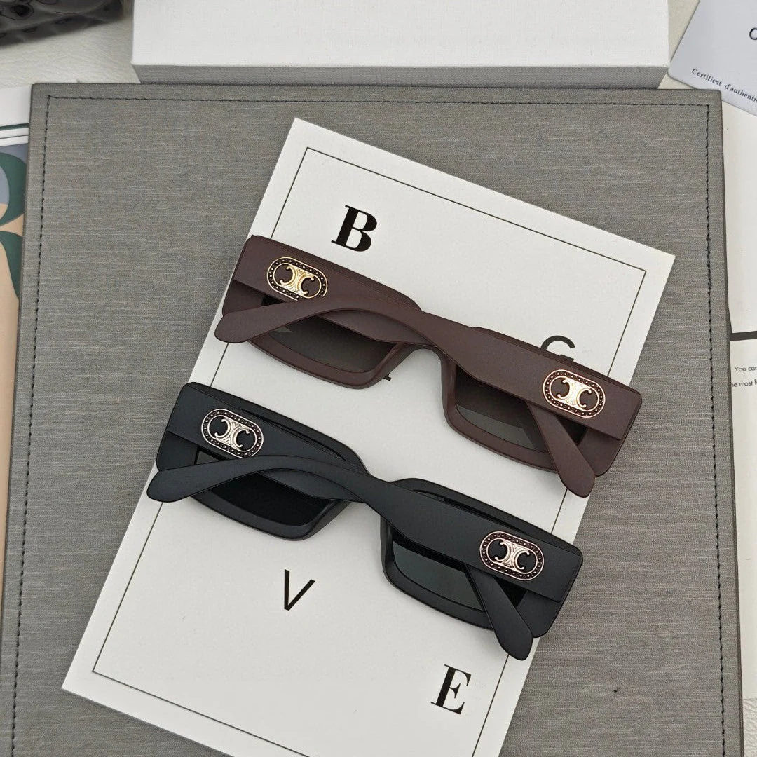 TRIOMPHE BOLD SQUARE SUNGLASSES 55148 IN ACETATE