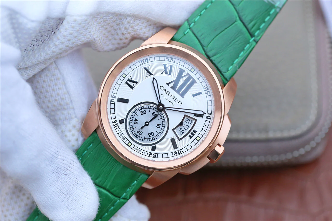 CALIBRE DIVER 42 AUTOMATIC ROSE GOLD CASE WHITE DIAL